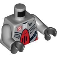 Lego tělo, světle modro šedá (6023019)